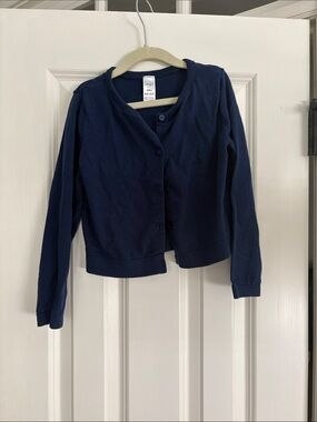 Carter's Navy Blue Button-Front Cardigan Sweater